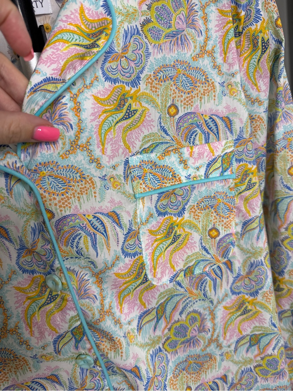 Antonio Melani Liberty Fabrics Pajama Top - Picture 4 of 5